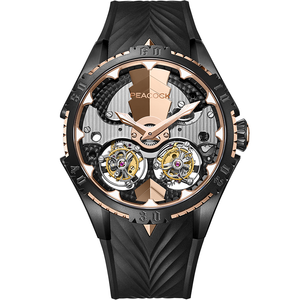 PEACOCK Dual-Tourbillon·Plume Monarch